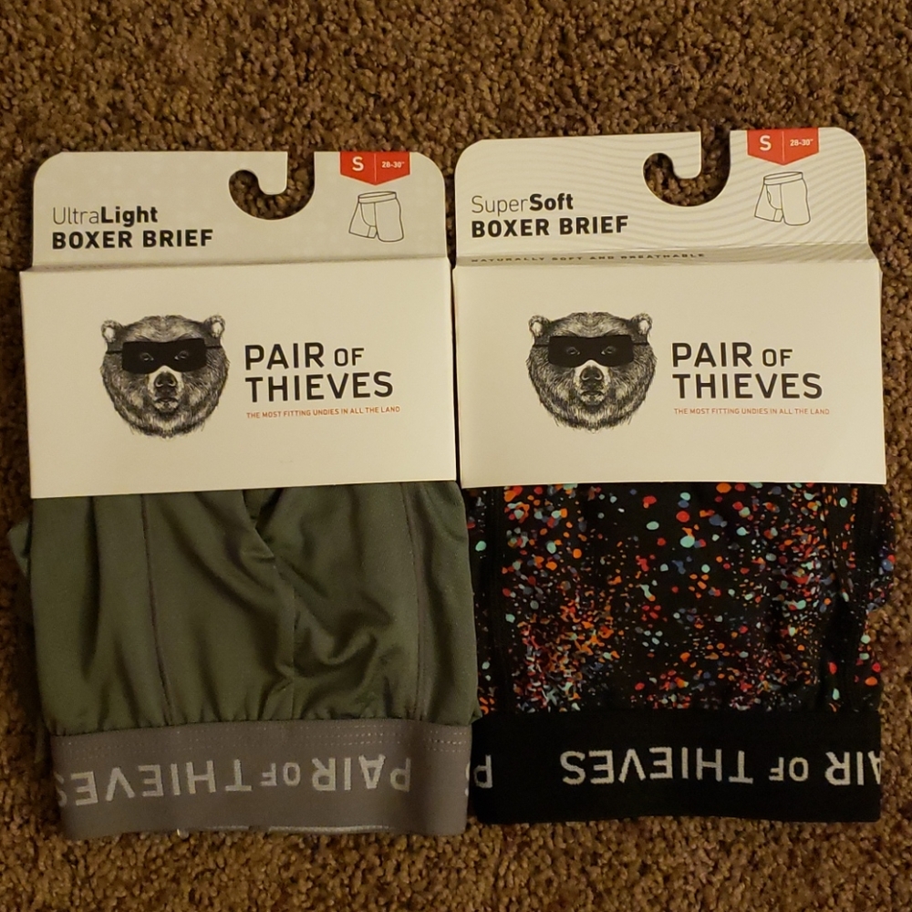 Mens boxer briefs size small